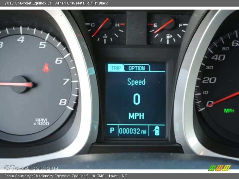 Ashen Gray Metallic / Jet Black 2013 Chevrolet Equinox LT