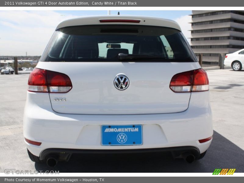 Candy White / Titan Black 2011 Volkswagen GTI 4 Door Autobahn Edition