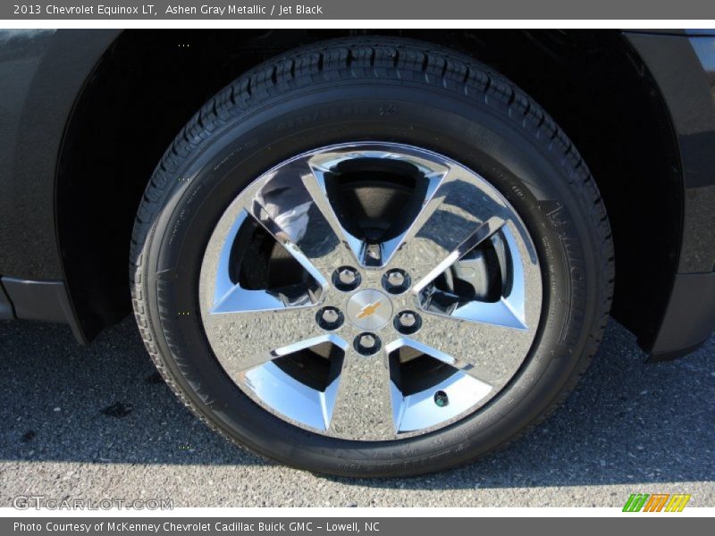 Ashen Gray Metallic / Jet Black 2013 Chevrolet Equinox LT