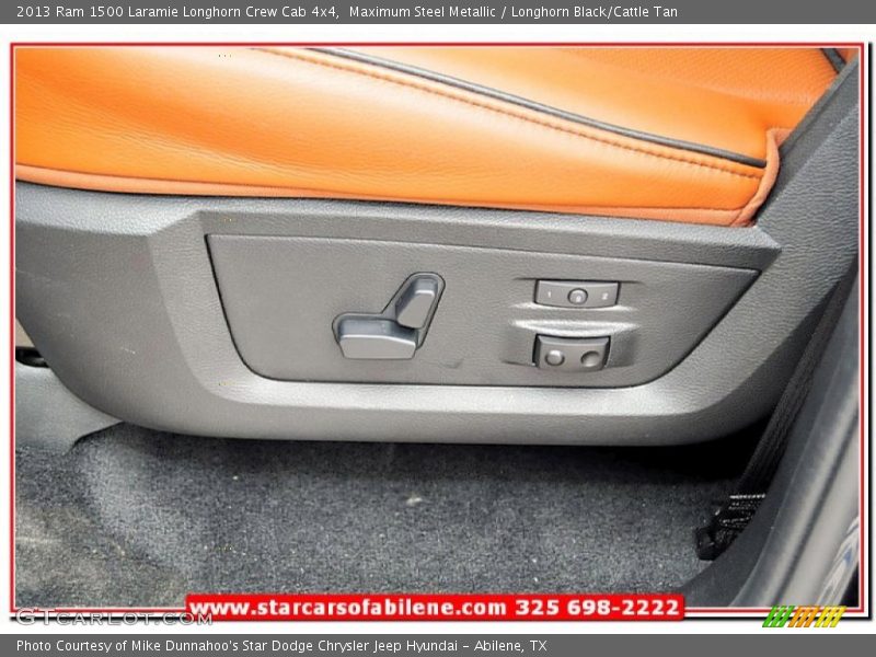 Maximum Steel Metallic / Longhorn Black/Cattle Tan 2013 Ram 1500 Laramie Longhorn Crew Cab 4x4