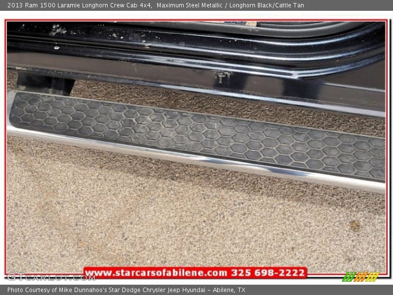 Maximum Steel Metallic / Longhorn Black/Cattle Tan 2013 Ram 1500 Laramie Longhorn Crew Cab 4x4