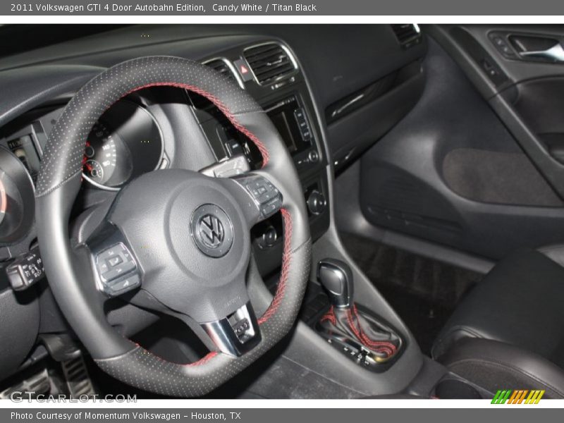 Candy White / Titan Black 2011 Volkswagen GTI 4 Door Autobahn Edition