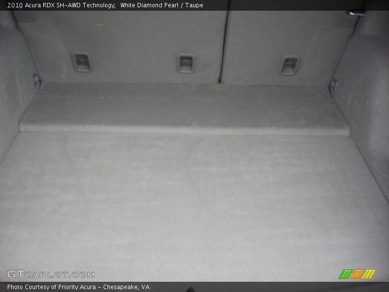 White Diamond Pearl / Taupe 2010 Acura RDX SH-AWD Technology