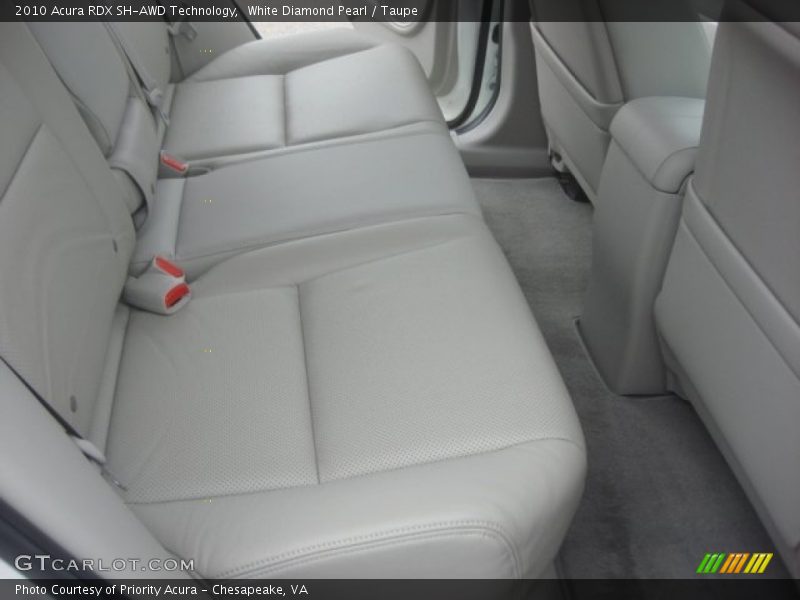 White Diamond Pearl / Taupe 2010 Acura RDX SH-AWD Technology