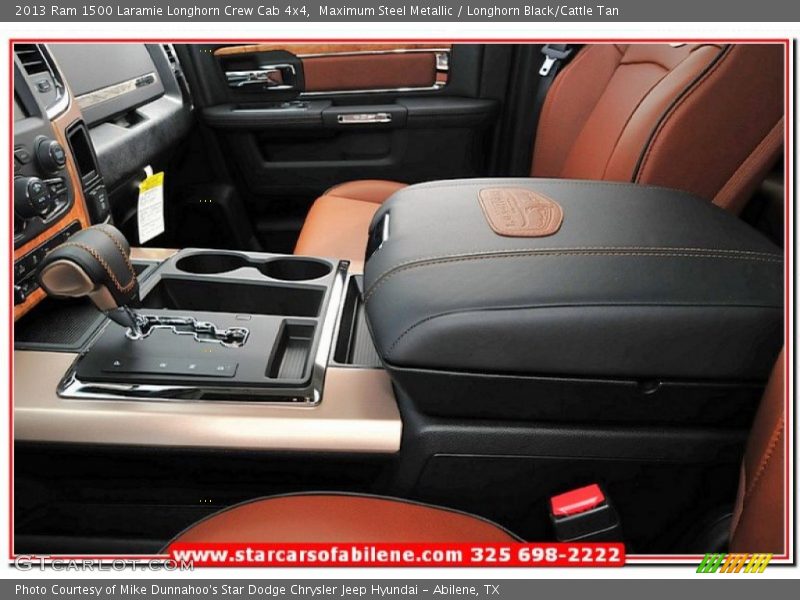Maximum Steel Metallic / Longhorn Black/Cattle Tan 2013 Ram 1500 Laramie Longhorn Crew Cab 4x4