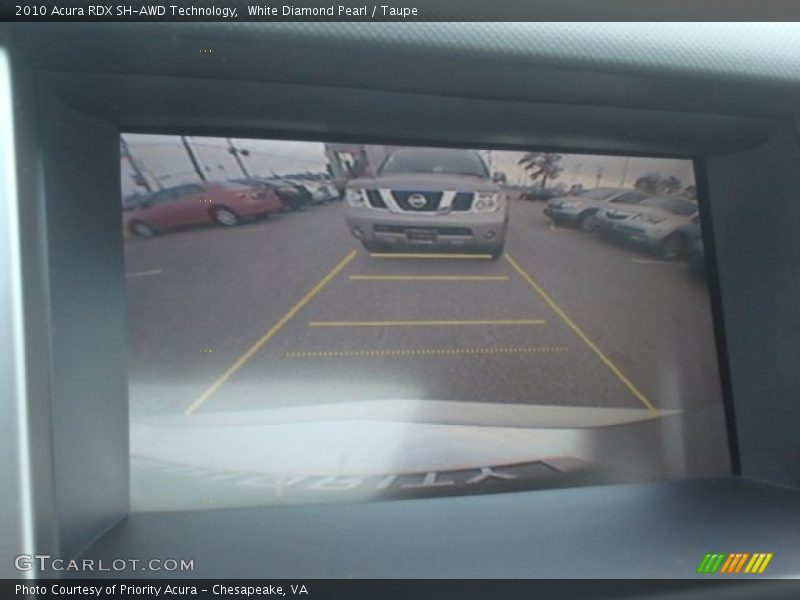 White Diamond Pearl / Taupe 2010 Acura RDX SH-AWD Technology