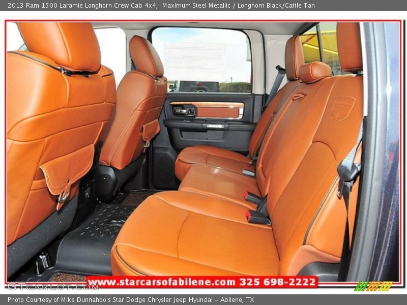 Maximum Steel Metallic / Longhorn Black/Cattle Tan 2013 Ram 1500 Laramie Longhorn Crew Cab 4x4