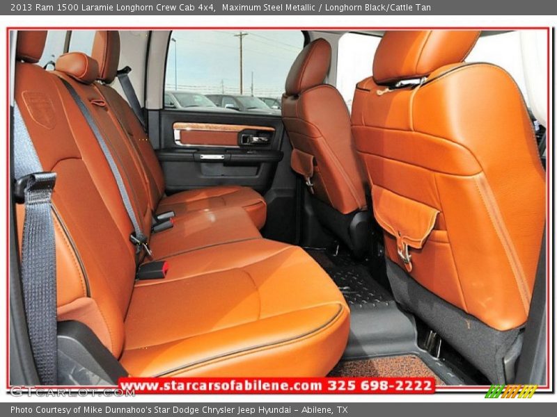 Maximum Steel Metallic / Longhorn Black/Cattle Tan 2013 Ram 1500 Laramie Longhorn Crew Cab 4x4