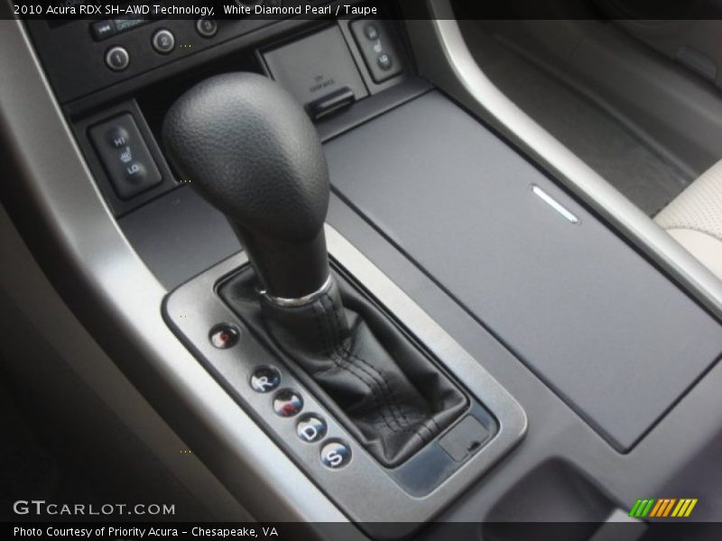 White Diamond Pearl / Taupe 2010 Acura RDX SH-AWD Technology
