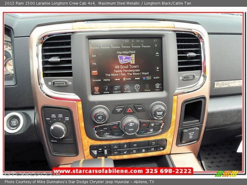 Maximum Steel Metallic / Longhorn Black/Cattle Tan 2013 Ram 1500 Laramie Longhorn Crew Cab 4x4
