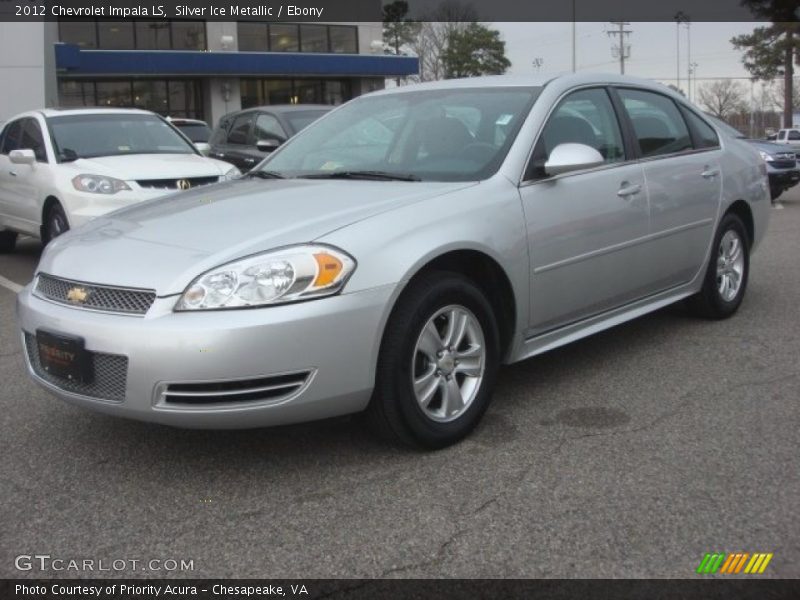 Silver Ice Metallic / Ebony 2012 Chevrolet Impala LS