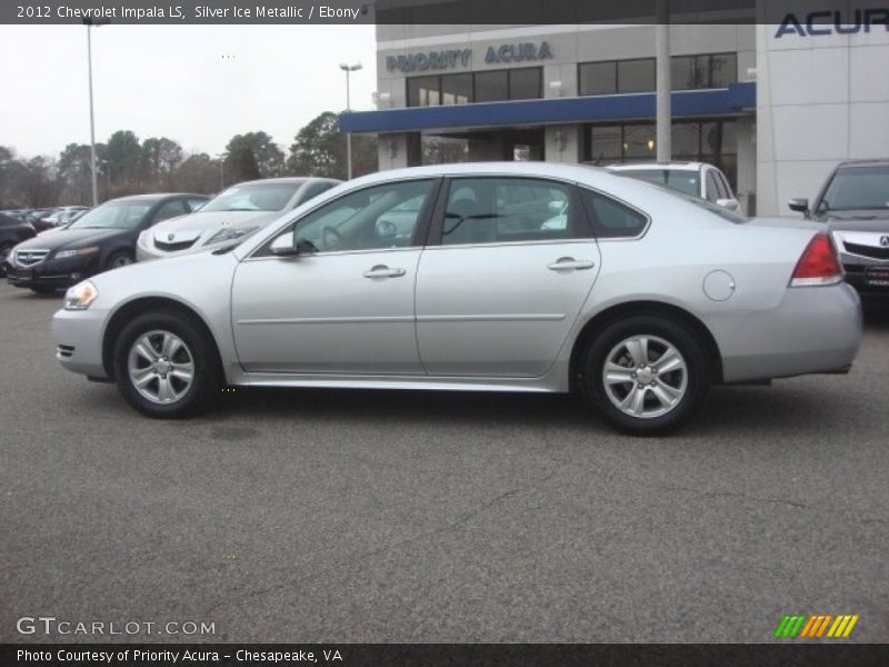 Silver Ice Metallic / Ebony 2012 Chevrolet Impala LS