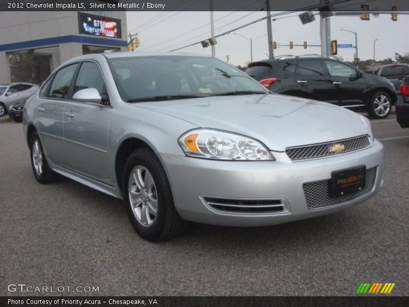 Silver Ice Metallic / Ebony 2012 Chevrolet Impala LS