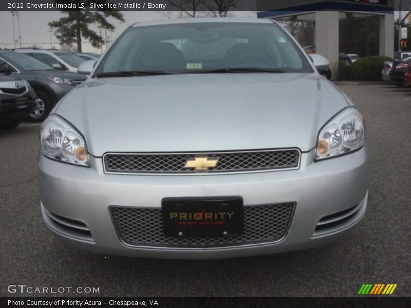 Silver Ice Metallic / Ebony 2012 Chevrolet Impala LS
