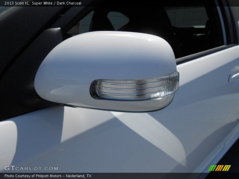 Super White / Dark Charcoal 2013 Scion tC