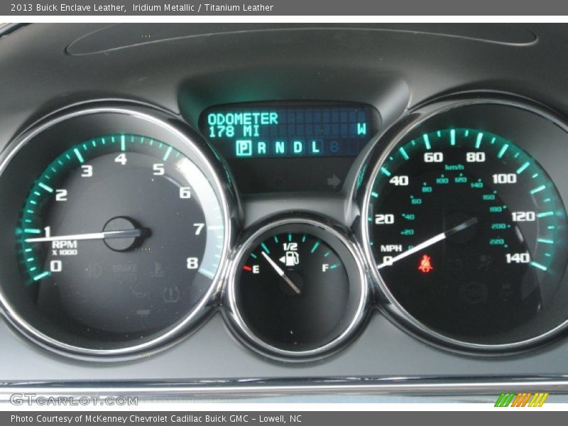 Iridium Metallic / Titanium Leather 2013 Buick Enclave Leather