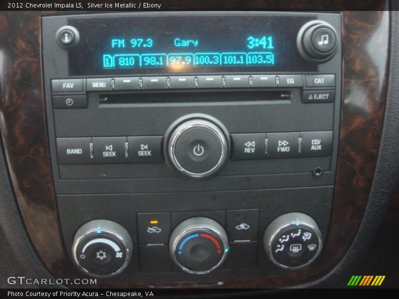 Silver Ice Metallic / Ebony 2012 Chevrolet Impala LS