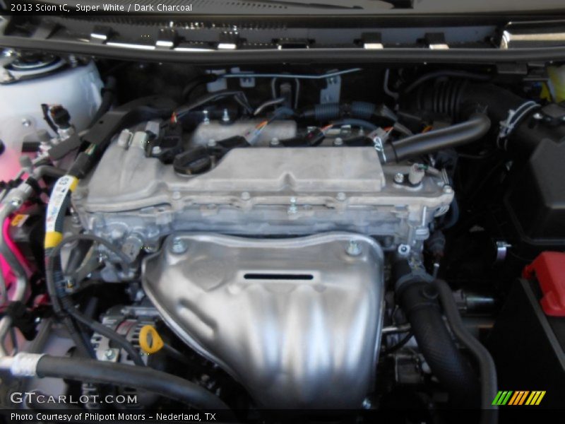 Super White / Dark Charcoal 2013 Scion tC
