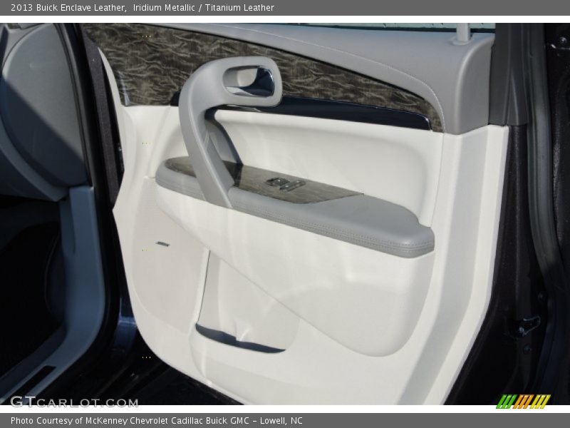 Iridium Metallic / Titanium Leather 2013 Buick Enclave Leather