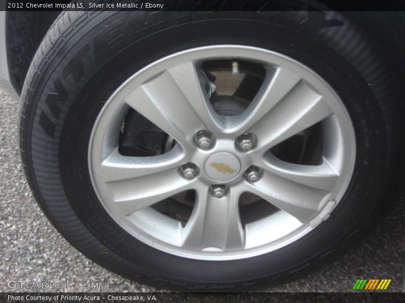 Silver Ice Metallic / Ebony 2012 Chevrolet Impala LS