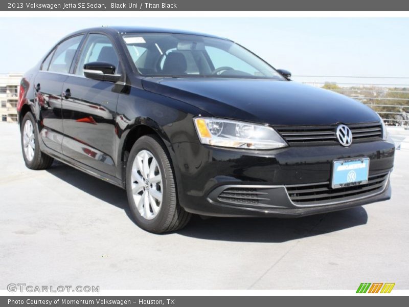 Black Uni / Titan Black 2013 Volkswagen Jetta SE Sedan