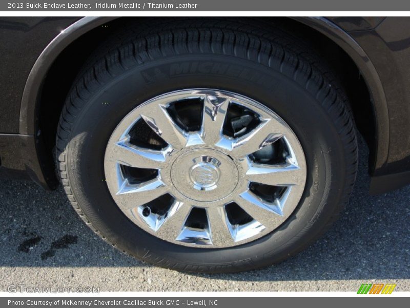 Iridium Metallic / Titanium Leather 2013 Buick Enclave Leather