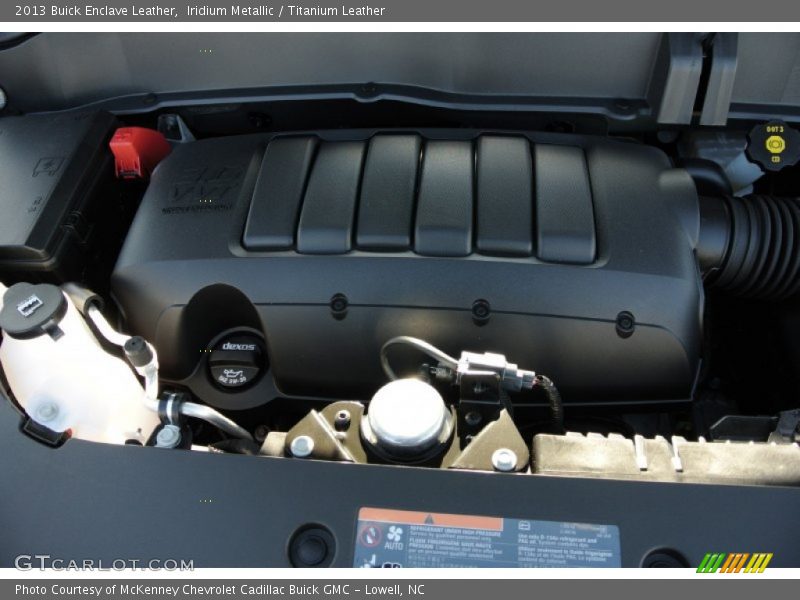 Iridium Metallic / Titanium Leather 2013 Buick Enclave Leather