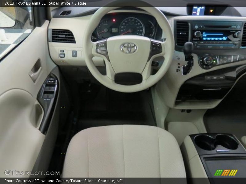 Super White / Bisque 2013 Toyota Sienna LE