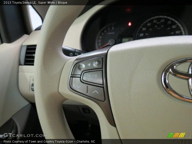 Super White / Bisque 2013 Toyota Sienna LE