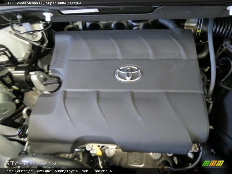 Super White / Bisque 2013 Toyota Sienna LE
