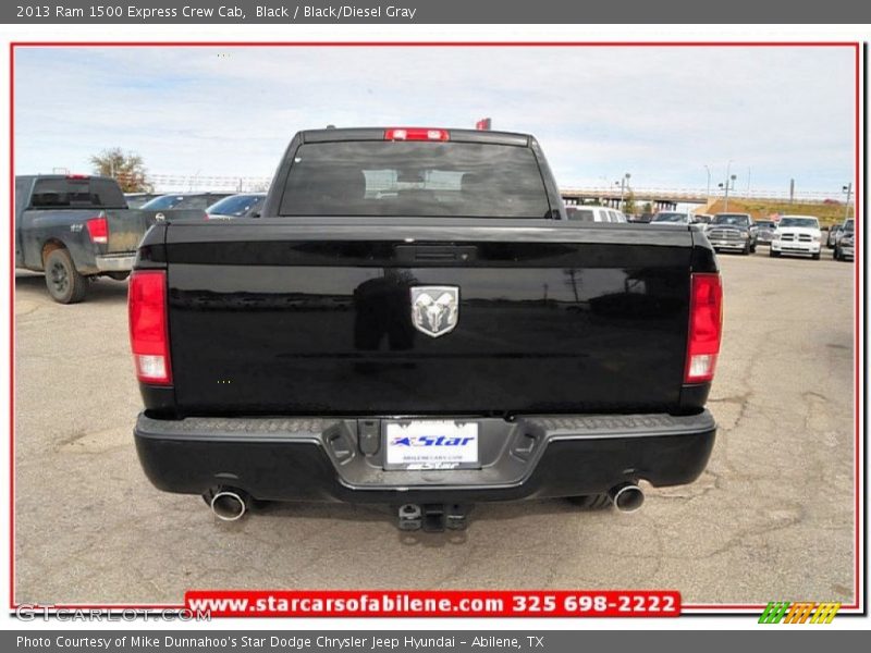 Black / Black/Diesel Gray 2013 Ram 1500 Express Crew Cab