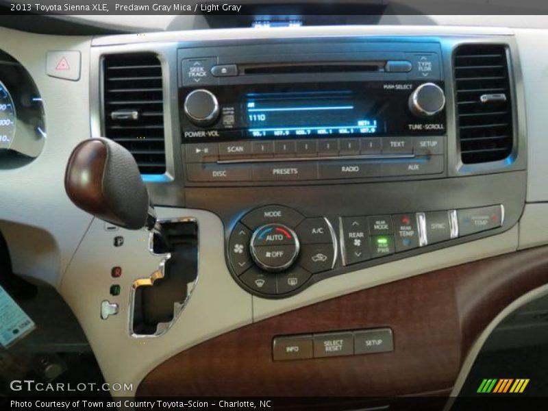 Predawn Gray Mica / Light Gray 2013 Toyota Sienna XLE