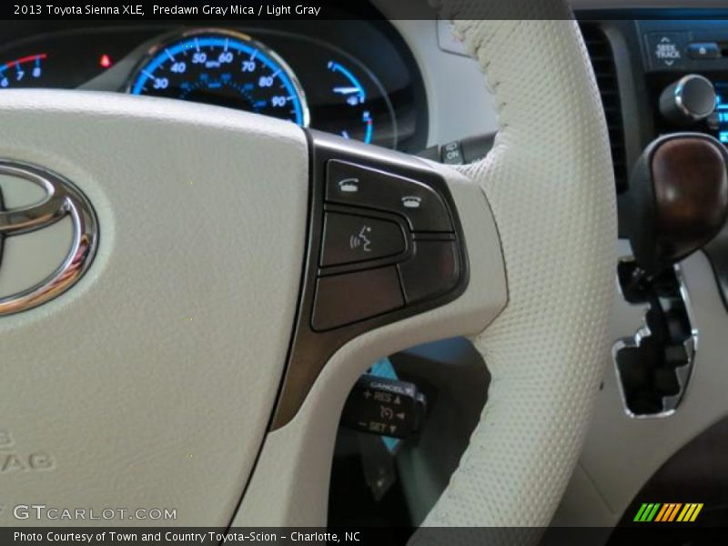 Predawn Gray Mica / Light Gray 2013 Toyota Sienna XLE
