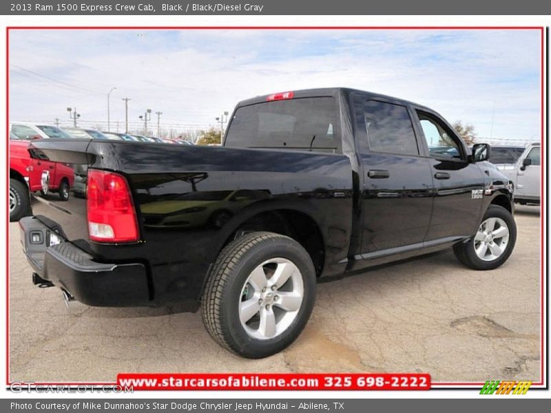 Black / Black/Diesel Gray 2013 Ram 1500 Express Crew Cab