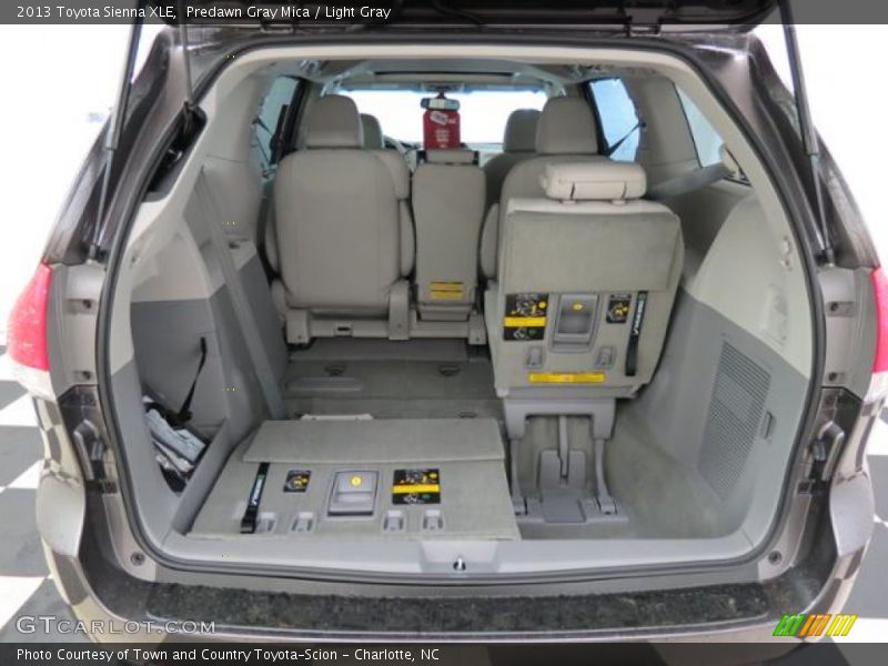 Predawn Gray Mica / Light Gray 2013 Toyota Sienna XLE