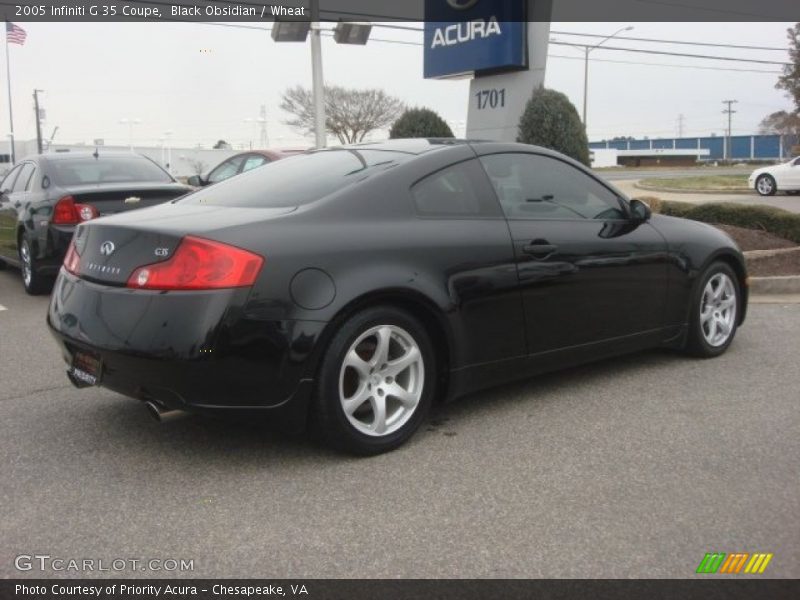 Black Obsidian / Wheat 2005 Infiniti G 35 Coupe