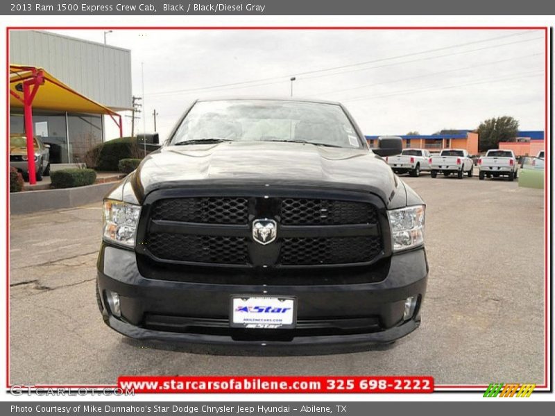 Black / Black/Diesel Gray 2013 Ram 1500 Express Crew Cab