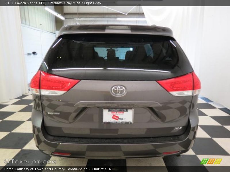 Predawn Gray Mica / Light Gray 2013 Toyota Sienna XLE