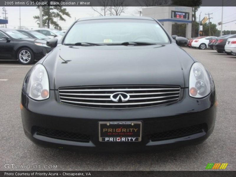 Black Obsidian / Wheat 2005 Infiniti G 35 Coupe