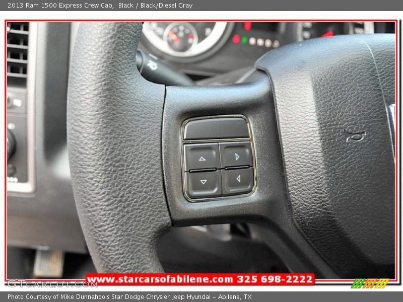 Black / Black/Diesel Gray 2013 Ram 1500 Express Crew Cab
