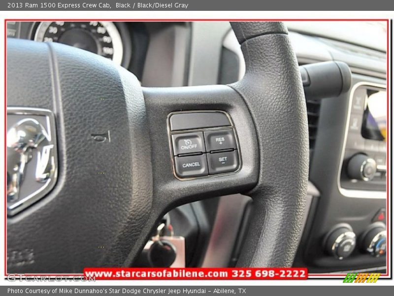 Black / Black/Diesel Gray 2013 Ram 1500 Express Crew Cab