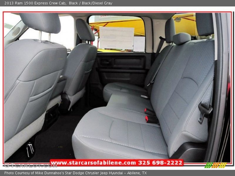 Black / Black/Diesel Gray 2013 Ram 1500 Express Crew Cab