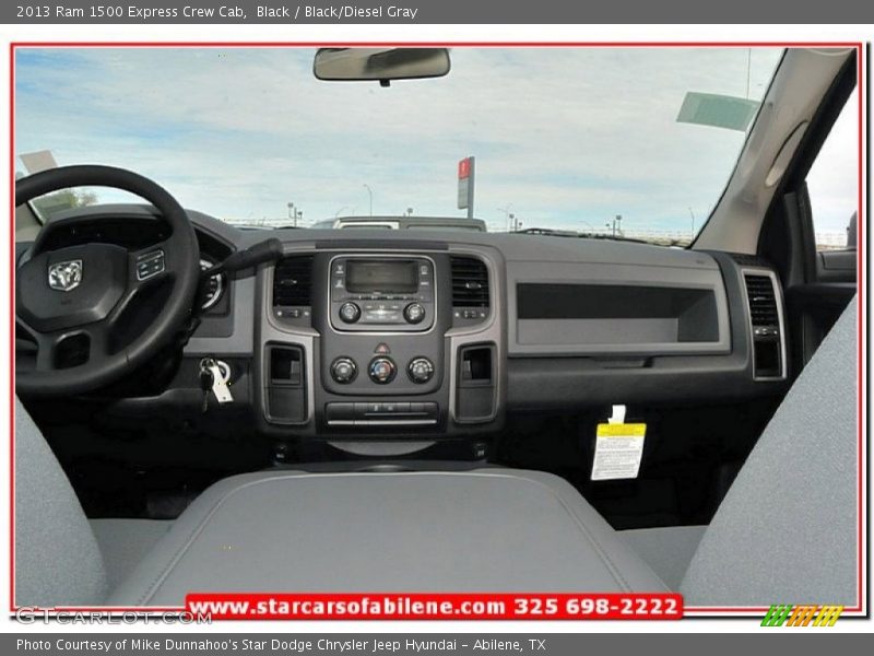 Black / Black/Diesel Gray 2013 Ram 1500 Express Crew Cab