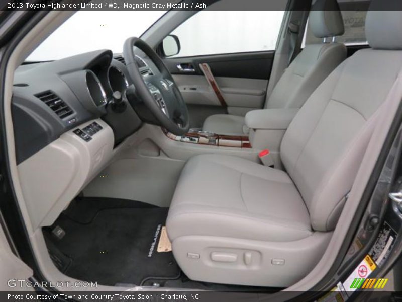 Magnetic Gray Metallic / Ash 2013 Toyota Highlander Limited 4WD