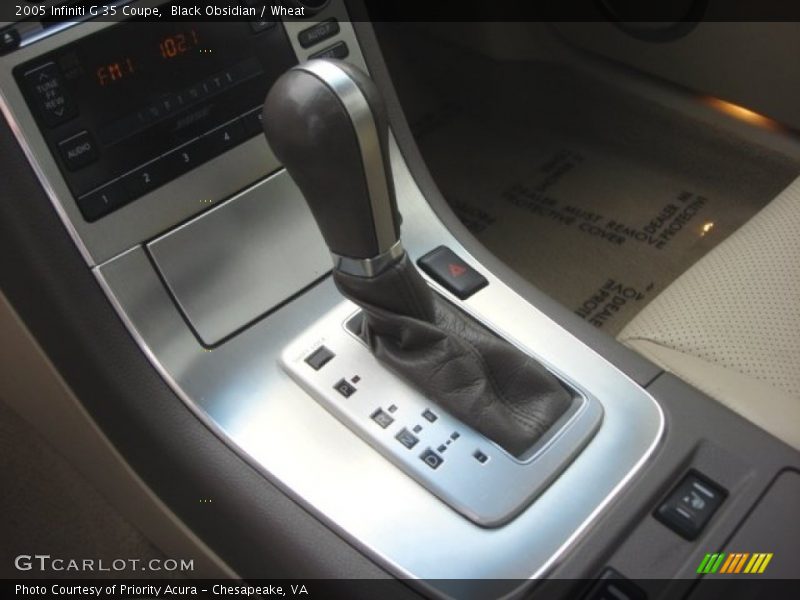 Black Obsidian / Wheat 2005 Infiniti G 35 Coupe