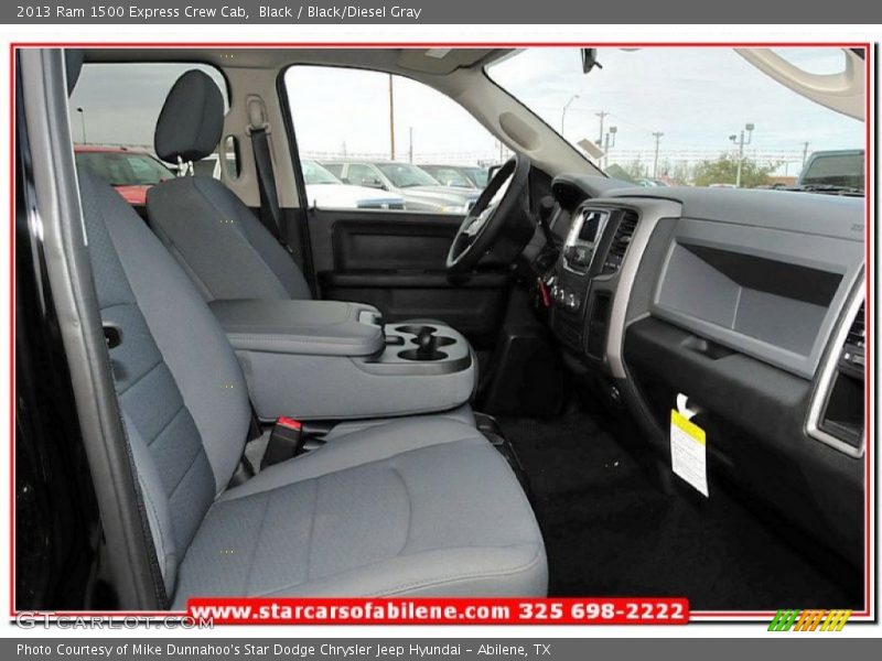 Black / Black/Diesel Gray 2013 Ram 1500 Express Crew Cab