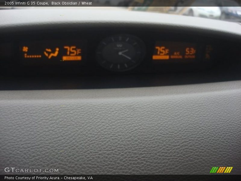 Black Obsidian / Wheat 2005 Infiniti G 35 Coupe