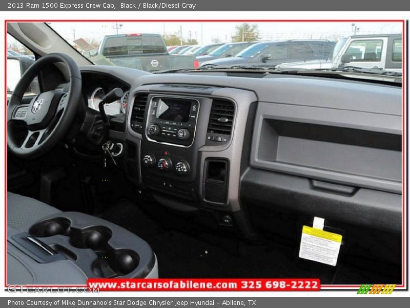 Black / Black/Diesel Gray 2013 Ram 1500 Express Crew Cab