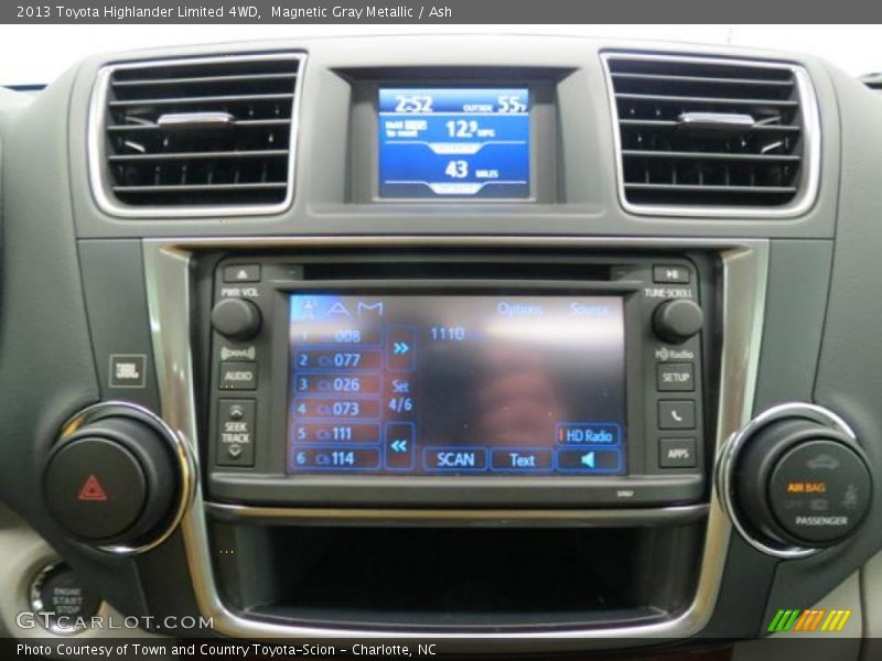Magnetic Gray Metallic / Ash 2013 Toyota Highlander Limited 4WD
