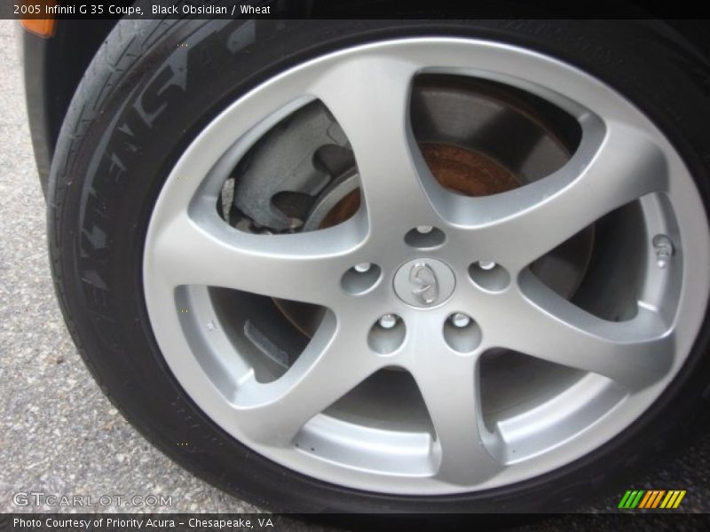 Black Obsidian / Wheat 2005 Infiniti G 35 Coupe